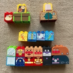アンパンマンブロック　着替え　パン工場