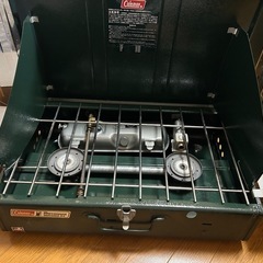 　美品　コールマン  コンロ オプションテーブルありの画像