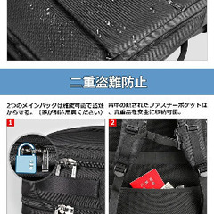 大容量リュックの画像