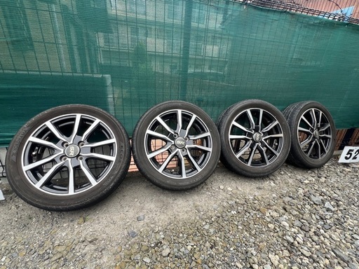 165 55 15 中古アルミタイヤセット