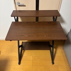 【モニター台つき】デスク 机 幅75cmの画像