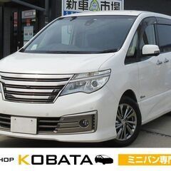 日産　セレナ　ライダーブラックラインＳ－ＨＶアドバンスドセーフティ★1年保証★ロードサービス付　エマージェンシーブレーキ　ＳＤナビ　地デジ　アラウンドビュー　Ｂｌｕｅｔｏｏｔｈ　後席モニター　両側電動ドア　クルコン　ＥＴＣ　インテリキー　ドラレコ　オートライト　ＬＥＤヘッド　純１６ＡＷの画像