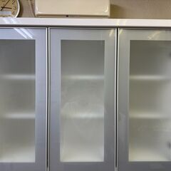 NITORI ニトリ キッチンボード 白 食器棚  カップボード  キッチン収納  ホワイト  白 250419+02の画像