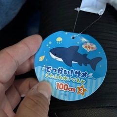 でっかいサメふわふわぬいぐるみ　100cmの画像