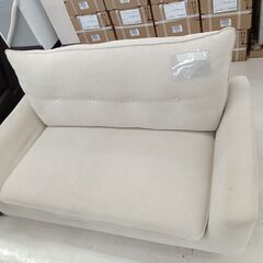 ★ジモティ割あり★  ソファ クリーム W132×D75.5×H...