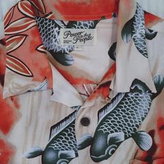 和柄 アロハシャツの画像