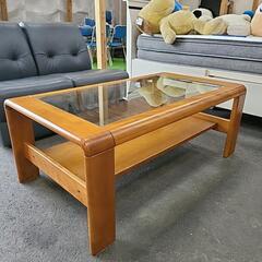 カリモク    ガラステーブル