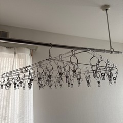 ニトリ　物干し竿　折り畳み物干し　セット