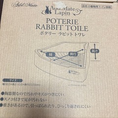 うさぎ　トイレの画像