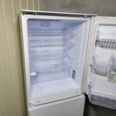 8733‼️関西エリア配送設置可🙌‼️高級ガラストップ&最上位プラズマクラスターモデル✨自動製氷つき✨SHARP 350L 3ドア 冷蔵庫 自動製氷つきの画像
