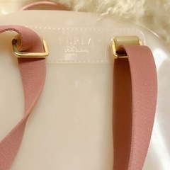 美品！FURLAフルラ世界有名人セレブ買い求め購入困難アイテム4waysキャンディーピンクバックバッグの画像