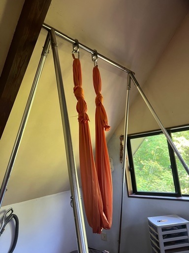 自宅用エアリアルヨガ、自立セット