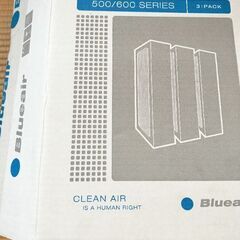 未使用／Blueair／フィルター／500/600 SERIES／空気清浄機／ParticleFilter／3箱／シュリンク付の画像
