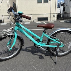 20インチ、ルイガノ、子供用自転車、アクアマリン、サビ少々