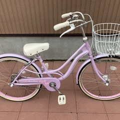 自転車　22インチ　オートライト　中古品