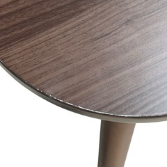 【ジ0420-14】傷がある為お安く譲ります❗️ニトリ テーブル センターテーブル オリタタミテーブル ラポールD DBR ブラウンの画像