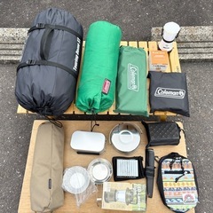 受け渡し予定者決定　ソロキャンプ用品一式 コールマンメイン テント