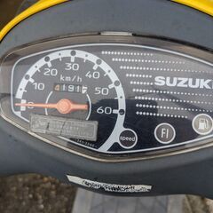 値下げ(´;ω;｀)！！ガソリン高騰！！　気軽に低燃費な原付生活始めませんか！！！レッツ４オイル交換　プラグ新品の画像