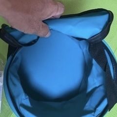 【キャンプ用品】収納ビニールバケツ10ℓ＋給水袋8ℓ×2枚のセットの画像