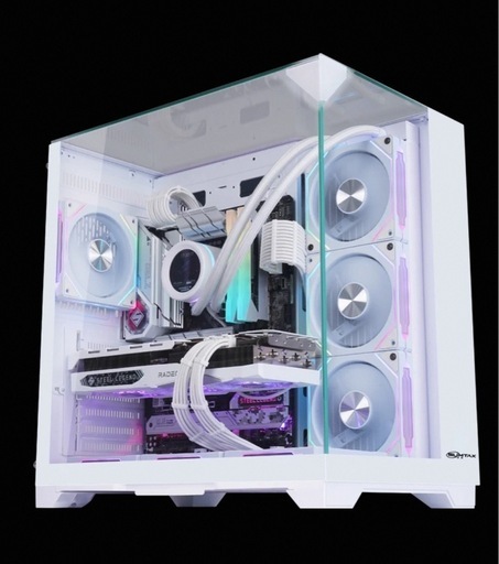 新品未使用3面ガラスPCケースミドルタワー