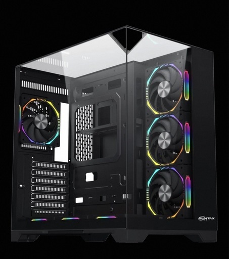 新品未使用3面ガラスPCケースミドルタワー