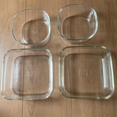 イワキガラス容器　耐熱　フタ無し