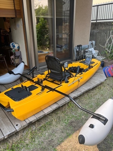 魚探付きペダル式分割カヤックセット