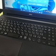 DELL　Inspiron　15 ノートパソコン　Windows11　SSDモデル　Office　パワーポイント  ウイルスソフトインストールの画像