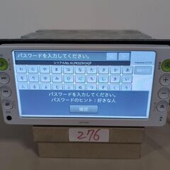 276 作動品 NSCP-W61 トヨタ パスワードロック