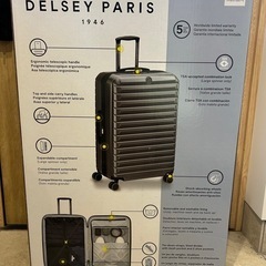 新品未使用 デルセー ヘリウムエッジ スーツケース キャリーケース 機内持ち込みサイズ 36L ブラックの画像