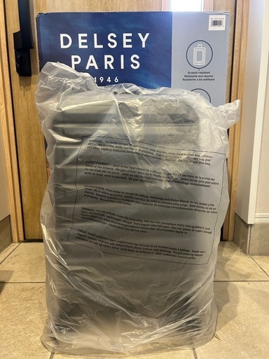 新品未使用 デルセー ヘリウムエッジ スーツケース キャリーケース 機内持ち込みサイズ 36L ブラック