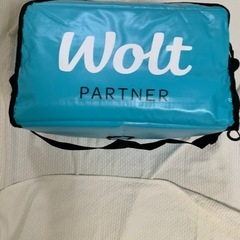 【開封のみ未使用品】Wolt デリバリーバック