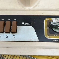 昭和レトロ扇風機の画像