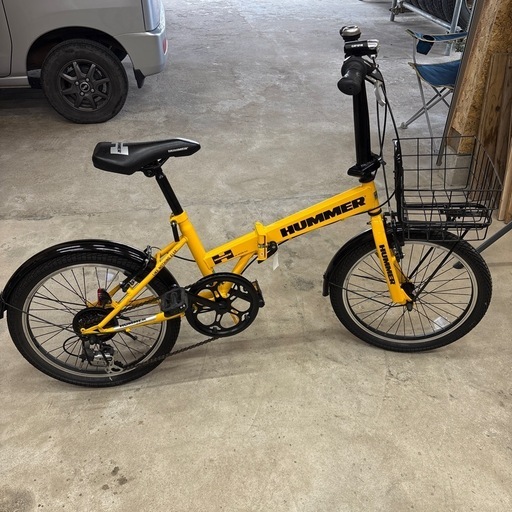 HUMMER ハマー 折り畳み自転車 イエロー/黄色 6段変速 (AK) 佳 HUMMER ハマー 折り畳み自転車 イエロー/黄色 6段変速 (AK) 佳