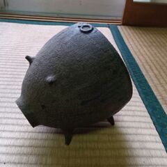 お取引先決定致しました✻陶製豚型置物