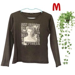 ピンクトラッシュ❤ロンティー 長袖Tシャツ　レディース　Mサイズ...