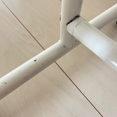 【無料】ハンガーラック　ホワイト　の画像