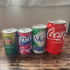 炭酸飲料　缶、ペットボトル色々　14本の画像
