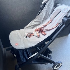 【美品】cybex Libelle（リベル）ベビーカー／グレー×...