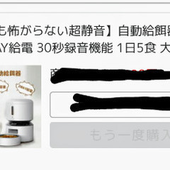 ペット用　自動給餌器　未使用