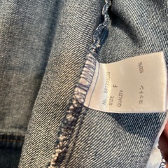 【500円】【美品】デニムジャケット　の画像
