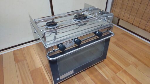 ツーバーナーコンロ ステンレス製 オーブン機能付き 2バーナー ST-527 - SOTO｜ソト