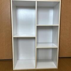 4/30まで！カラーボックス黒本棚収納ボックス同型白もありますの画像