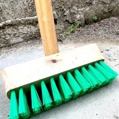 おそらくほぼ新品　デッキブラシ