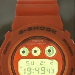 CASIO G SHOCK クレイジーカラーオレンジDW-6900 (カー) 小田原 CASIO G SHOCK クレイジーカラーオレンジDW-6900 (カー) 小田原