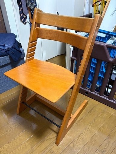 ストッケトリップトラップ 木製キッズハイチェア (よつば) 武蔵