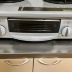家電 洗濯機　ガスコンロ　オーブントースター　冷蔵庫の画像