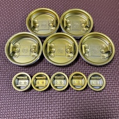 ドラム缶キャップ 大5小5個セット【ほぼ新品】フタ 栓 蓋 プラグ パッキン付の画像