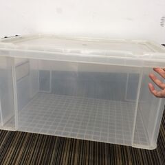 ○【本日19時までご来店できる方優先！】衣装ケース タッグボックス サイズ635×439×326㎜ シンク クローゼットケース プラスチック 衣類収納 中古品(NF250420)Zi-1964の画像