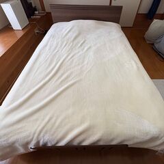 西川株式会社 2枚合わせ 毛布 ダブルロング 190×210cmの画像
